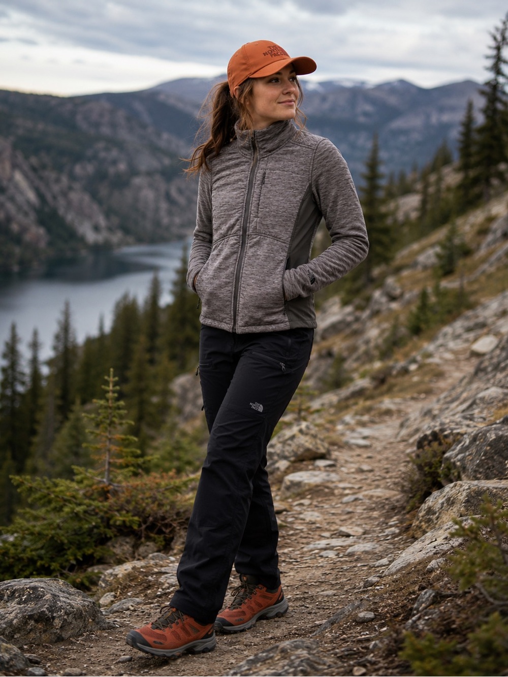 The North Face  Pseudio Hybrid Jacket - Dark Grey Heather - Size XS